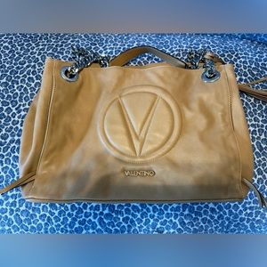 Authentic*** VALENTINO BY MARIO VALENTINO LUISA SIGNATURE LEATHER SHOULDER BAG